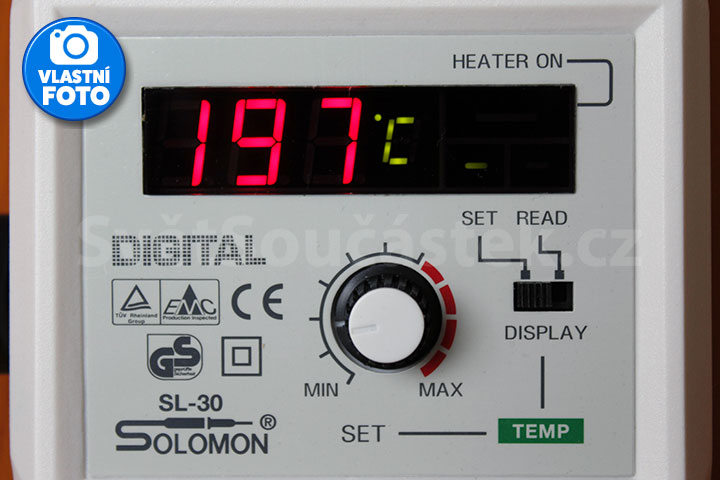 Regulace teploty pájecí stanice SL30-N