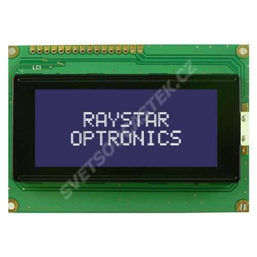 Alfanumerický LCD displej Raystar RC1604A-TIW-ESV