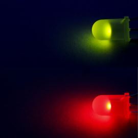 LED 5mm červeno-zelená 500/330mcd/30° difúzní spol. katoda Optosupply OSRGHC5B32A