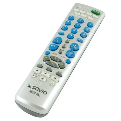 Univerzální dálkový ovladač k TV 7v 1 Savio RC-02