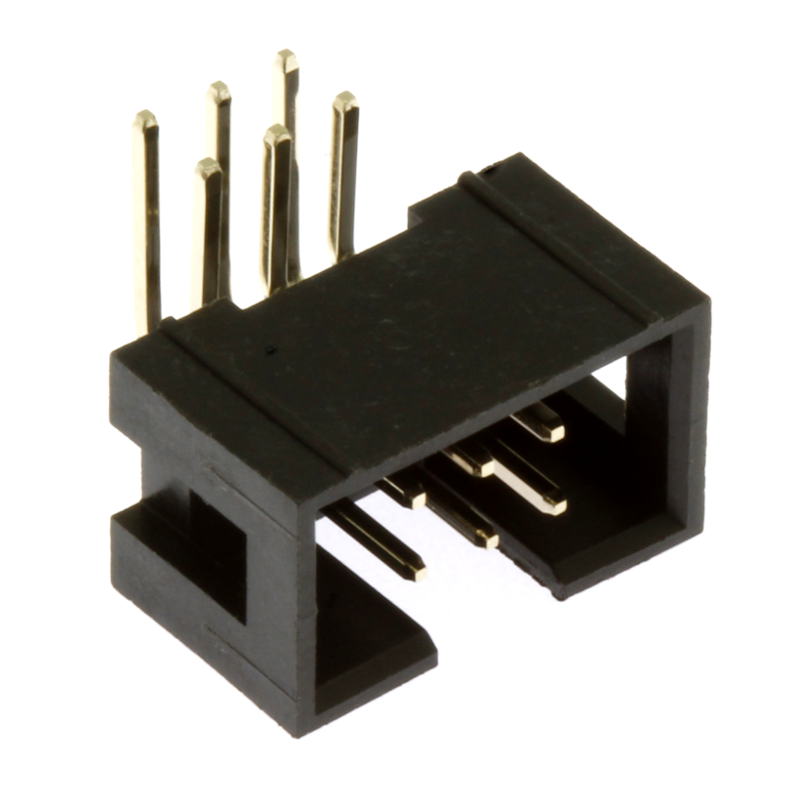 Levně Konektor idc pro ploché kabely 6 pinů (2x3) rm2.54mm do dps úhlový 90° connfly ds1013-6rsib