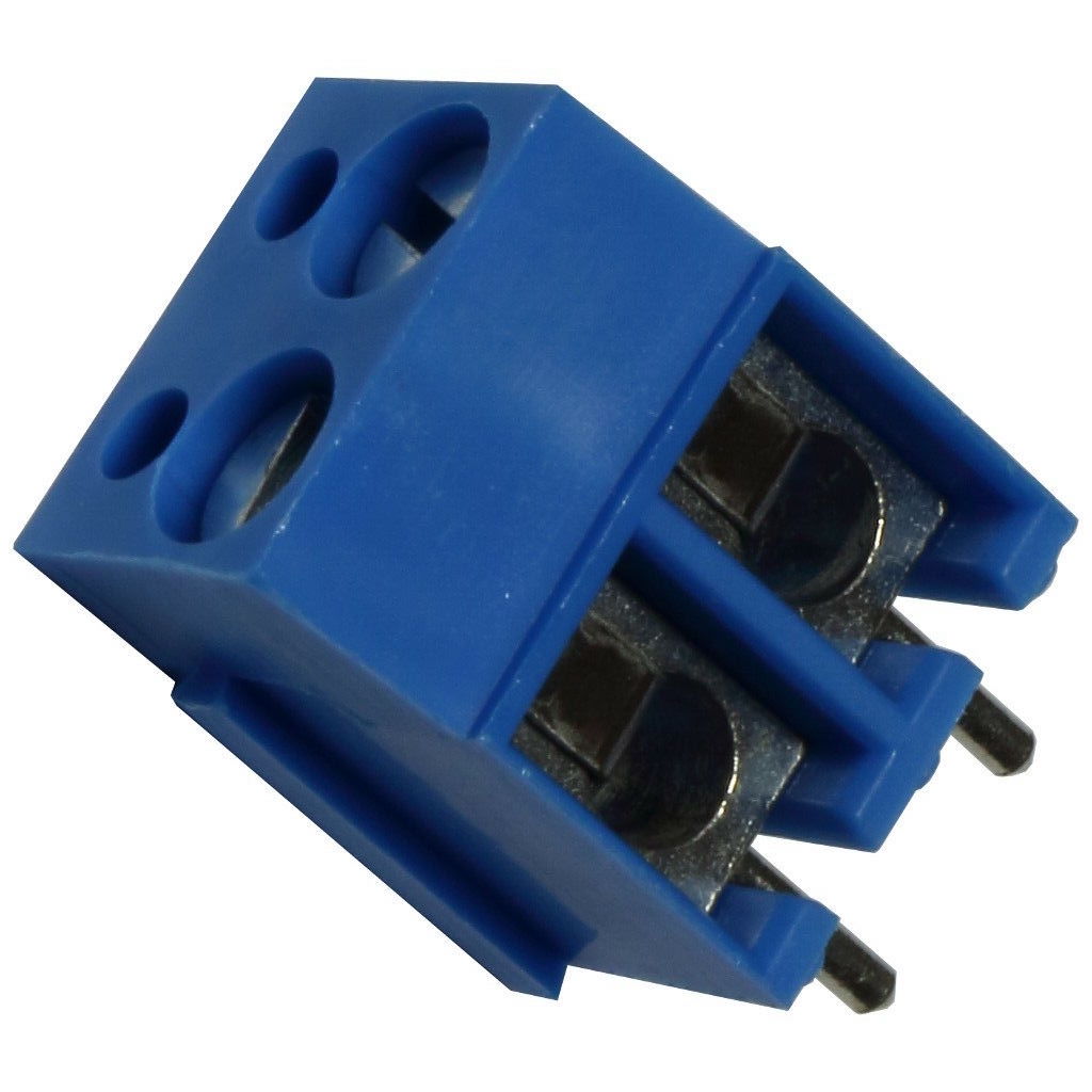Levně Šroubovací svorkovnice do dps 2 kontakty 24a/250v rm5.08mm modrá barva ptr akz120/2ds-5.08-v-blue