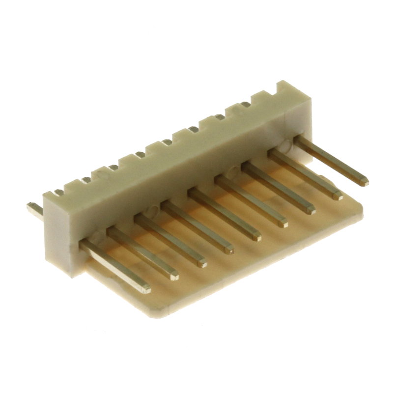 Levně Konektor se zámkem 9 pinů (1x9) do dps rm2.54mm přímý pozlacený xinya 137-09 s g
