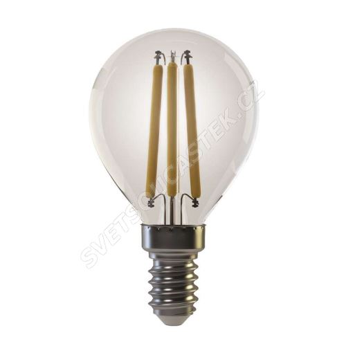 LED žiarovka filament 4W / 300 ° teplá biela E14 / 230V Emos Z74230