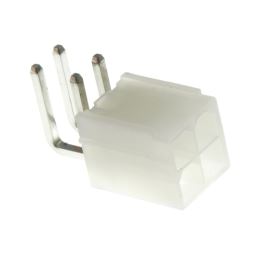 Konektor se zámkem pro 4 piny (2x2) do DPS RM4.2 úhlový 90° Amphenol MF42-RD-04
