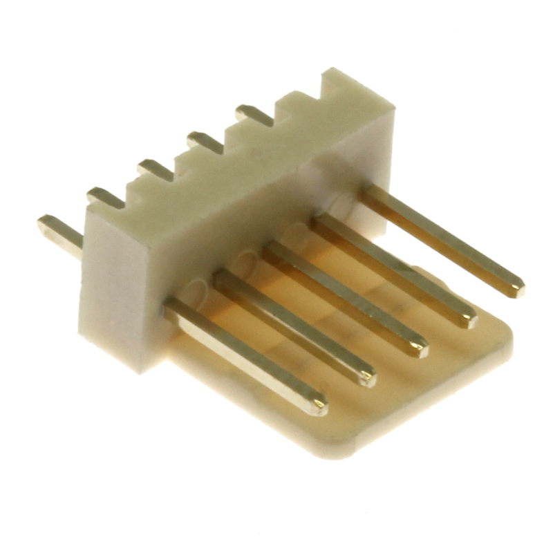 Levně Konektor se zámkem 5 pinů (1x5) do dps rm2.54mm přímý pozlacený xinya 137-05 s g