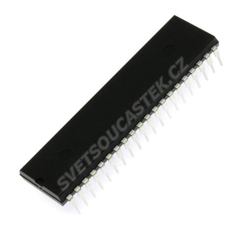 8-Bit MCU 2-5.5V 32kB Flash 40MHz DIP40 Microchip PIC18F4520-I/P