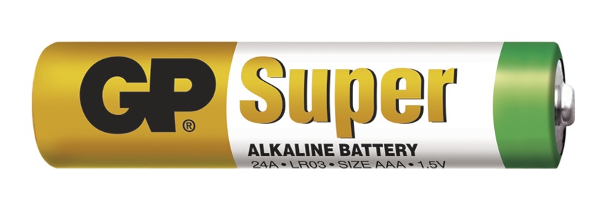 Levně Alkalická baterie gp super lr03 (aaa)