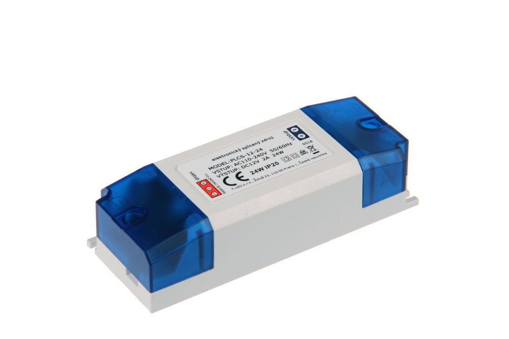 Napájecí zdroj pro LED pásky 24W 12V/2A vnitřní PLCS-12-24