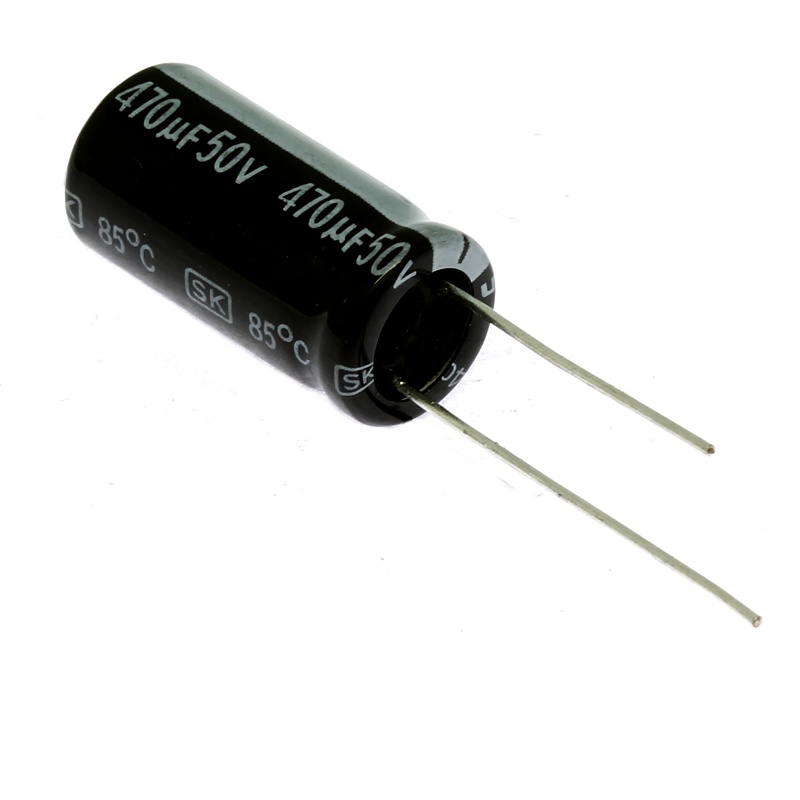 Levně Elektrolytický kondenzátor radiální e 470uf/50v 10x21 rm5 85°c jamicon skr471m1hg21m
