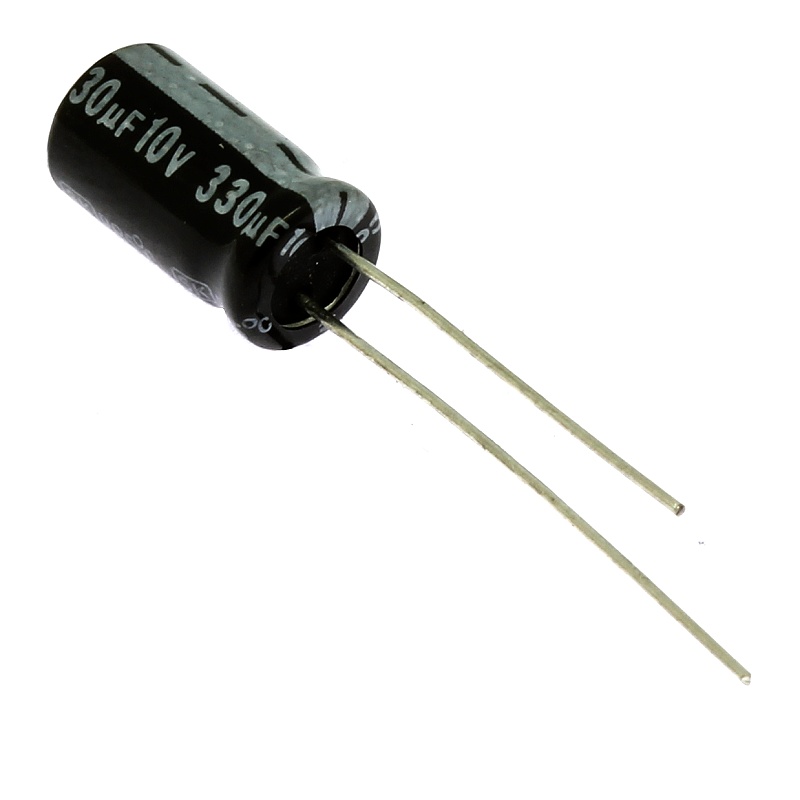 Levně Elektrolytický kondenzátor radiální e 330uf/10v 6.3x11 rm2.5 85°c jamicon skr331m1ae11m