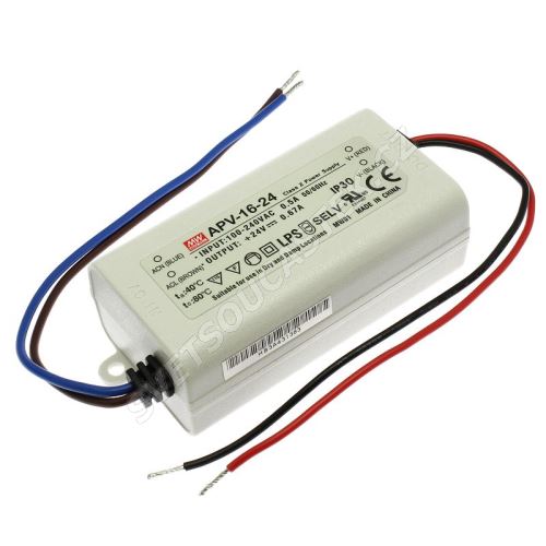 Napájací zdroj pre LED pásky 16W 24V / 0.67 IP30 Mean Well APV-16-24