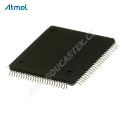 8/16-Bit MCU AVR 1.6-3.6V 64kB Flash 32MHz TQFP100 Atmel ATXMEGA64A1-AU