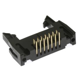 Konektor IDC pro ploché kabely 14 pinů (2x7) RM2.54mm do DPS úhlový 90° Xinya 119-14 G R K