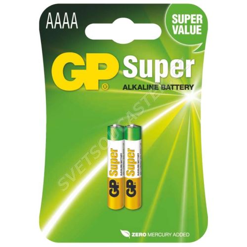 Alkalická speciální baterie GP 25A, 2 ks v blistru