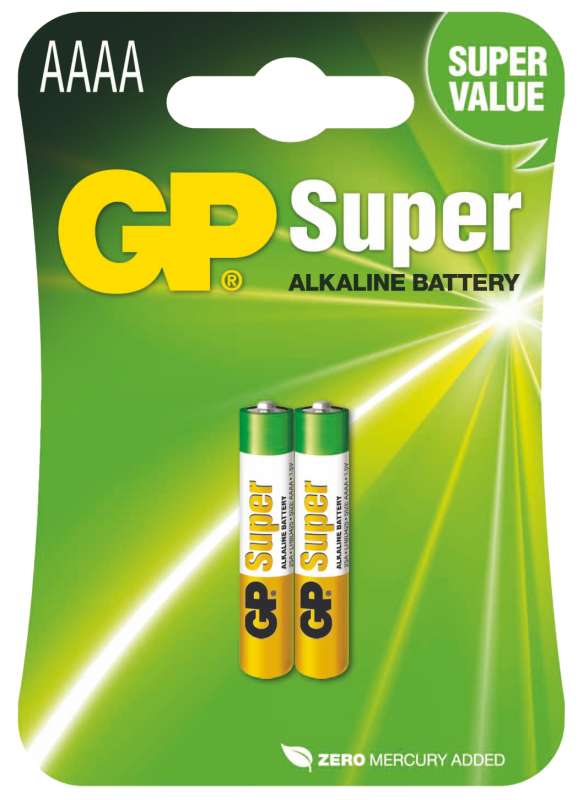 Levně Alkalická speciální baterie gp 25a, 2 ks v blistru