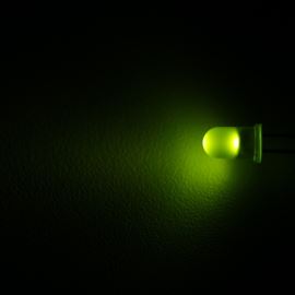 LED 5mm zelená 2mA 2mcd/60° difúzní Kingbright L-53LGD