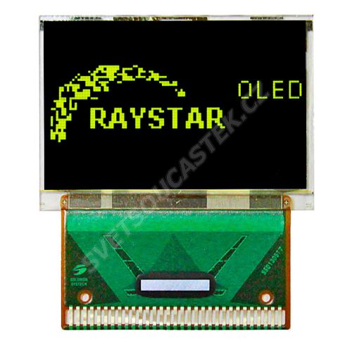 Grafický OLED displej Raystar RET009664AYPP3N00000