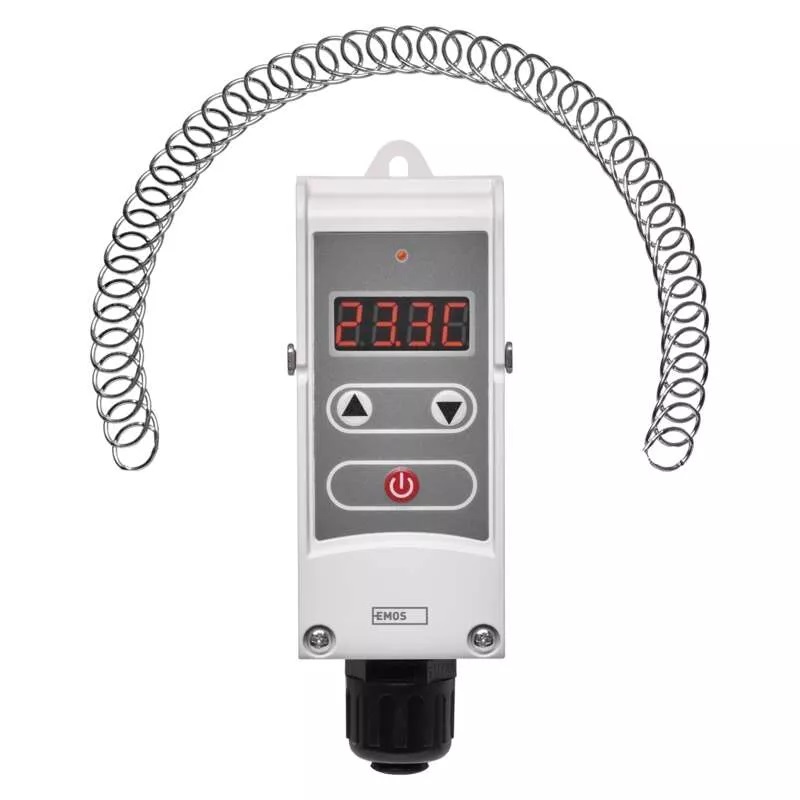Levně Drátový příložný termostat emos p5683