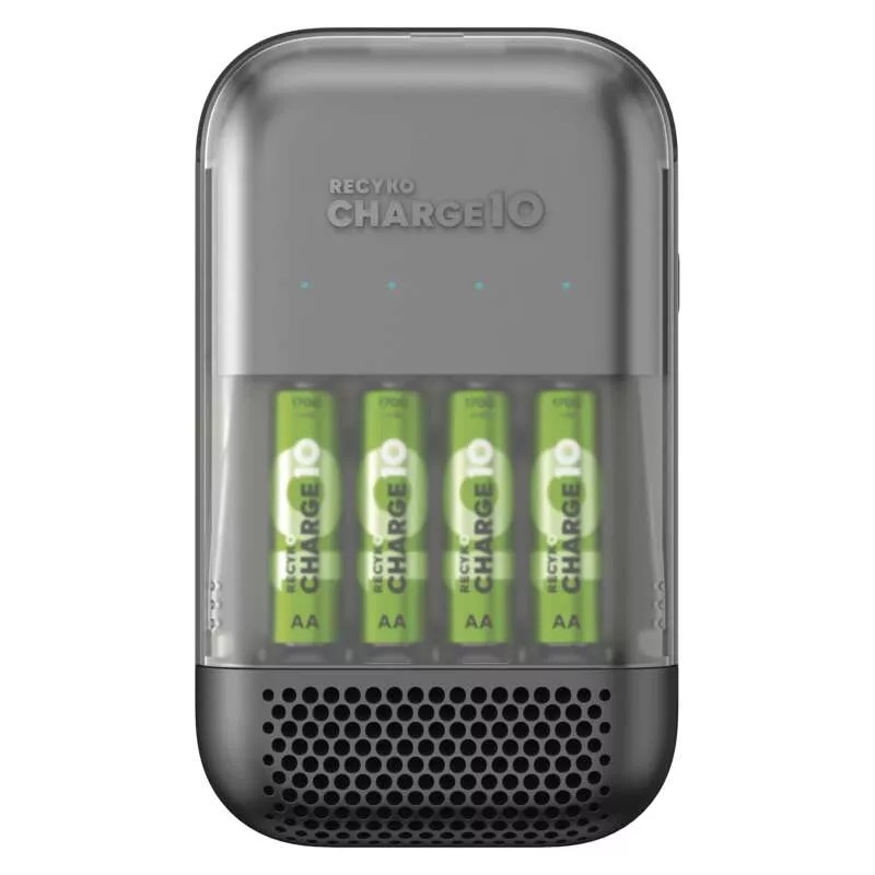 Levně Inteligentní nabíječka baterií ultra-rychlá gp charge 10 s491 + 4× aa
