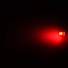 LED 5mm červená 1500mcd/65° čirá Hebei 560MR2C
