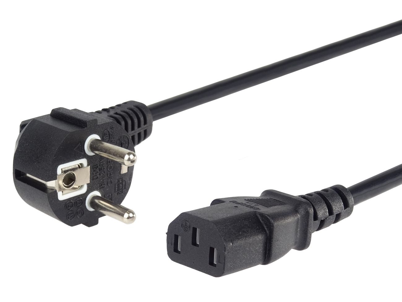 Napájecí kabel IEC320-C13 (EU) - 3x1mm2 - 2m