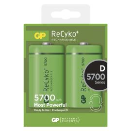 Nabíjecí baterie GP ReCyko+ 5700 HR20 (D), 2 ks v blistru