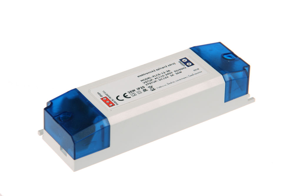 Napájecí zdroj pro LED pásky 36W 12V/3A vnitřní PLCS-12-36