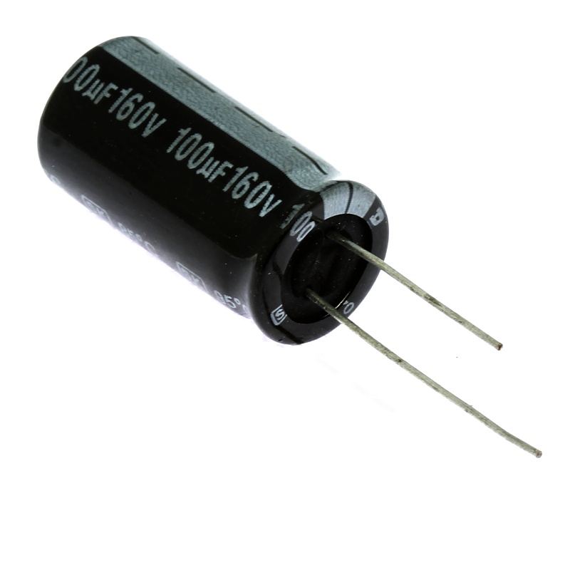 Levně Elektrolytický kondenzátor radiální e 100uf/160v 12.5x25 rm5 85°c jamicon skr101m2cj26m