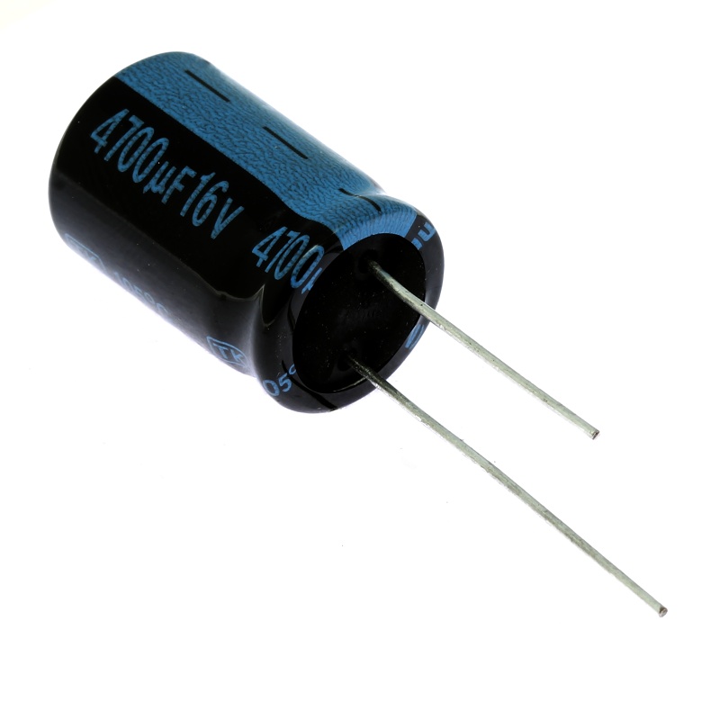 Levně Elektrolytický kondenzátor radiální e 4700uf/16v 16x25 rm7.5 105°c jamicon tkr472m1ck25m