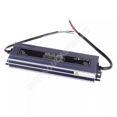 Napájecí zdroj pro LED pásky 200W 12V/16.5A IP67 TLPS-12-200
