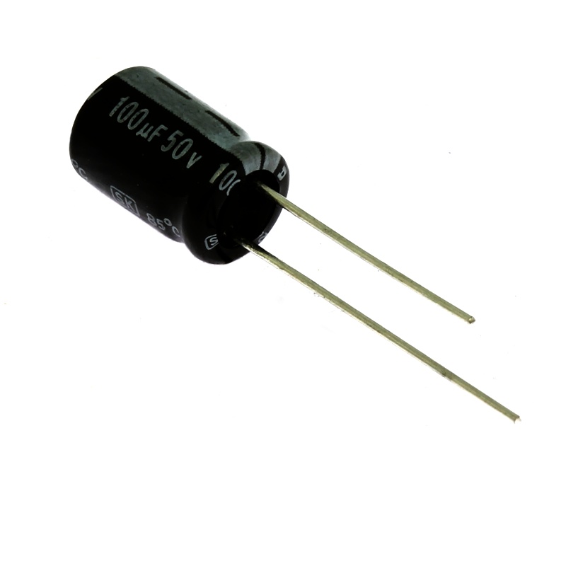Levně Elektrolytický kondenzátor radiální e 100uf/50v 8x11 rm3.5 85°c jamicon skr101m1hf11m