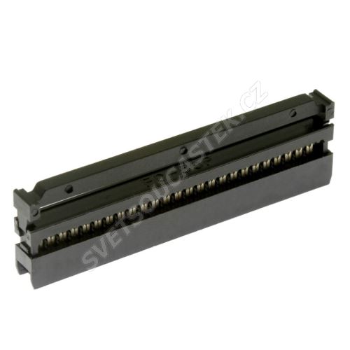 Konektor IDC pro ploché kabely 50 pinů (2x25) RM2.54mm na kabel přímý  Xinya 110-50 G A K