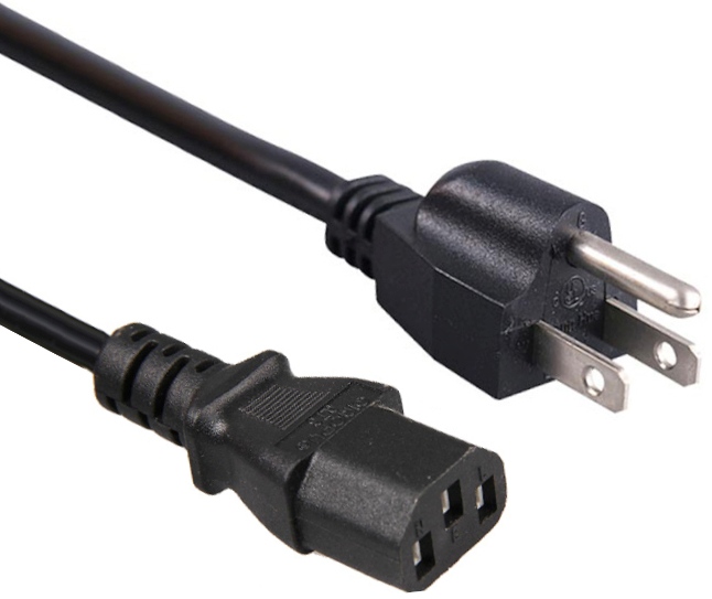 Napájecí kabel IEC320-C13 (USA) - 3x0.75mm2 - 2m
