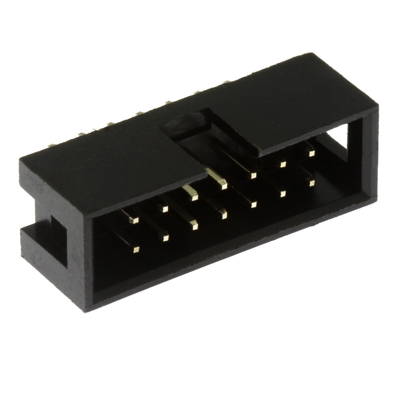 Levně Konektor idc pro ploché kabely 14 pinů (2x7) rm2.54mm do dps přímý xinya 118-a 14 g s k