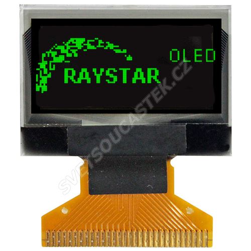 Grafický OLED displej Raystar RET012864DGPP3N00000
