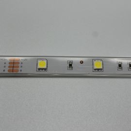 LED pásek studená bílá, SMD 5050, 30LED/m (balení 5m) - vodotěsný (silikon) STRF 5050-30-CW-IP66