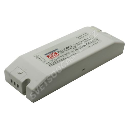 Napájací zdroj pre LED pásky 60W 10.2..12V / 3.75..5A IP20 Mean Well PLC-100-12