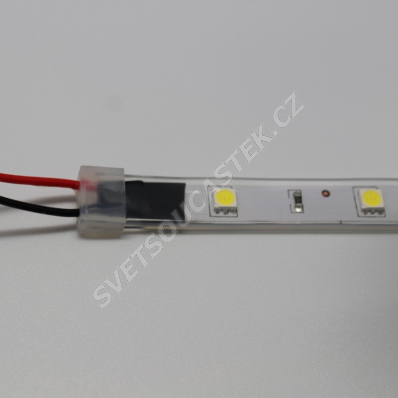 LED pásek teplá bílá, SMD 5050, 30LED/m (balení 5m) - vodotěsný (silikon) STRF 5050-30-WW-IP66