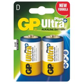 Alkalická baterie GP Ultra Plus LR20 (D), 2 ks v blistru