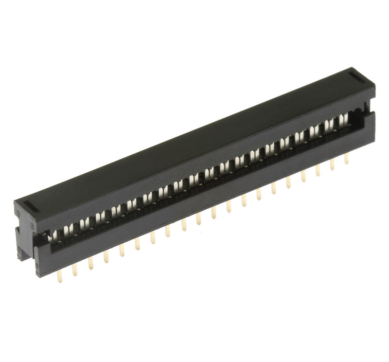 Levně Konektor idc pro ploché kabely 40 pinů (2x20) rm2.54mm samořezný do dps přímý xinya 123-40 g k