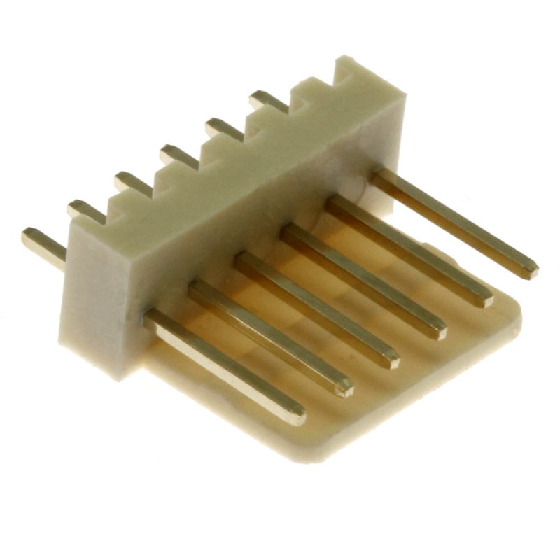 Levně Konektor se zámkem 6 pinů (1x6) do dps rm2.54mm přímý pozlacený xinya 137-06 s g