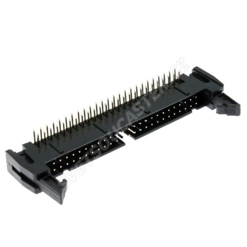 Konektor IDC pro ploché kabely 50 pinů (2x25) RM2.54mm do DPS úhlový 90° Xinya 119-50 G R K