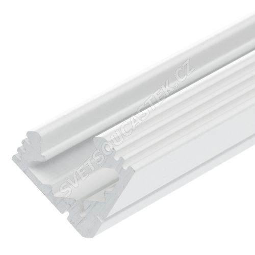 Lišta na LED pásky 45-ALU bílá lakovaná KLUŚ B4023L9010 1m