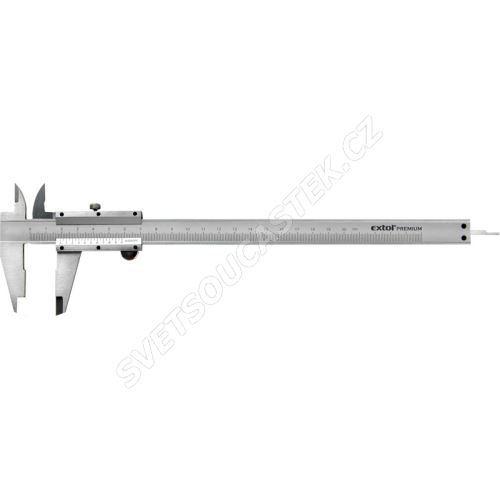 Analogové ocelové posuvné měřidlo (šuplera) 0-200mm Extol Premium 3422
