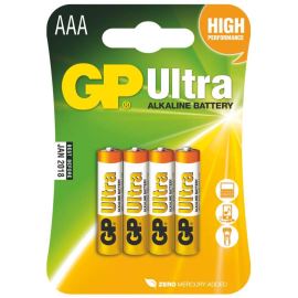 Alkalická baterie GP Ultra LR03 (AAA), 4 ks v blistru