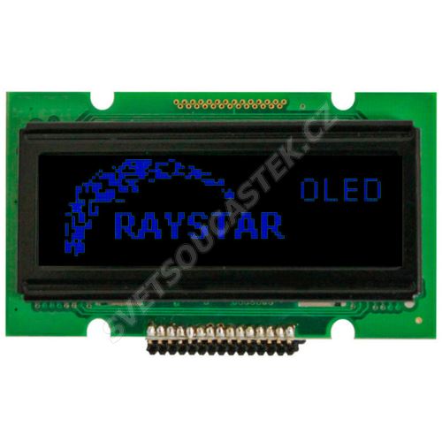 Grafický OLED displej Raystar REG007616ABPP5N00000