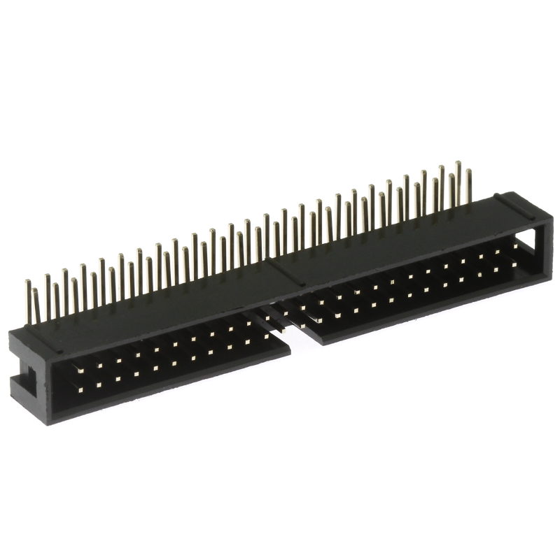 Levně Konektor idc pro ploché kabely 50 pinů (2x25) rm2.54mm do dps úhlový 90° xinya 118-a 50 g r k