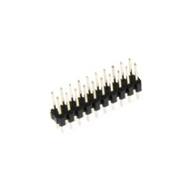 Lámací kolíková lišta dvouřadá 2x10 pinů RM2.54mm pozlacená přímá Xinya 112-A-D S 20 G