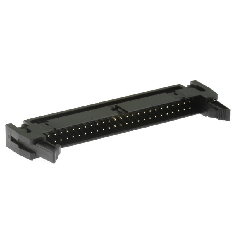Konektor IDC pro ploché kabely 50 pinů (2x25) RM2.54mm do DPS přímý Xinya 119-50 G S K